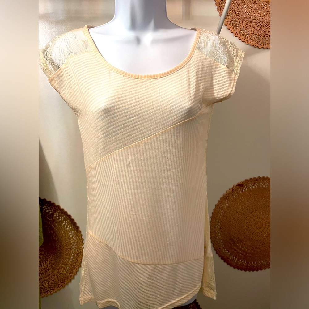 Altar’d State Asymmetrical Top w/ Lace Back